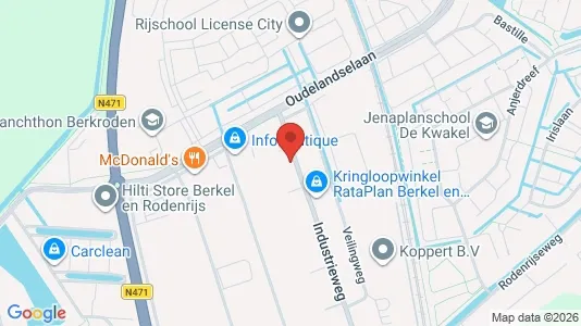Propiedades comerciales En venta i Lansingerland - kort over placeringen