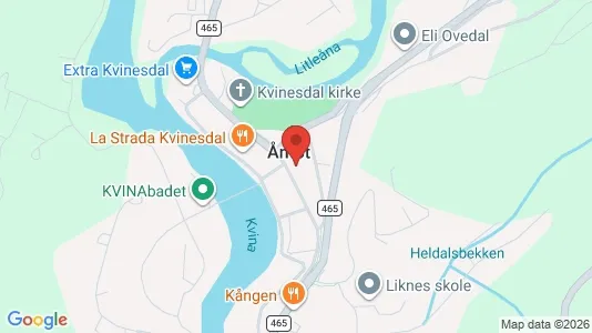 Gewerbeflächen zum Kauf i Kvinesdal – Foto von Google Street View