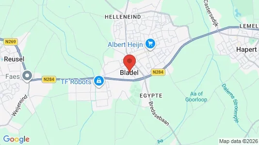 Kontorslokaler för uthyrning i Bladel – Foto från Google Street View