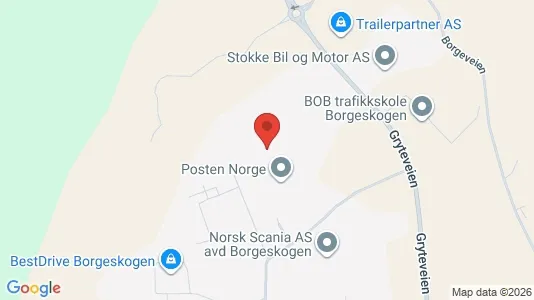 Lager til leie i Sandefjord – Bilde fra Google Street View