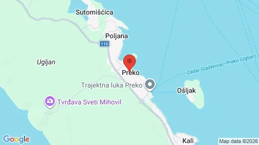 Toimistotilat Vuokrattavana i Preko - Kuva Google Street Viewstä