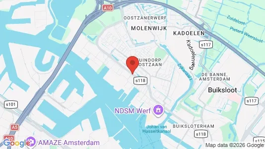 Kontorlokaler til leje i Houten - kort over placeringen