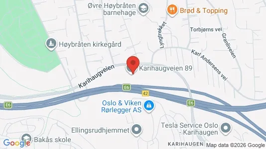 Kantorruimte te huur i Oslo Stovner - Foto uit Google Street View