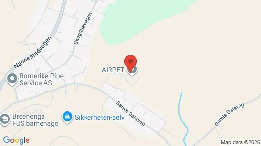 Commercial properties for sale i Nannestad - kort over placeringen