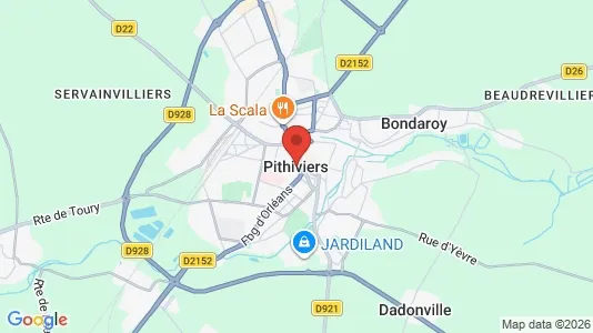 Bedrijfsruimtes te huur i Pithiviers - Foto uit Google Street View