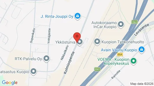 Lagerlokaler för uthyrning i Kuopio – Foto från Google Street View