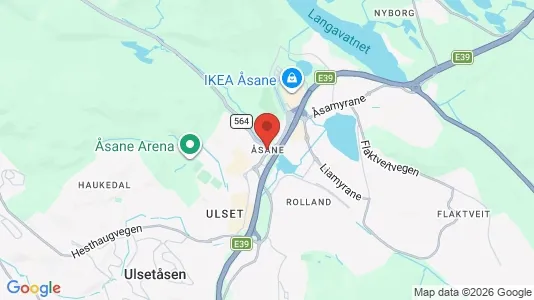 Werkstätte zur Miete i Bergen Åsane – Foto von Google Street View