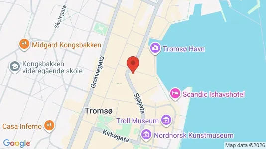 Bedrijfsruimtes te koop i Tromsø - Foto uit Google Street View