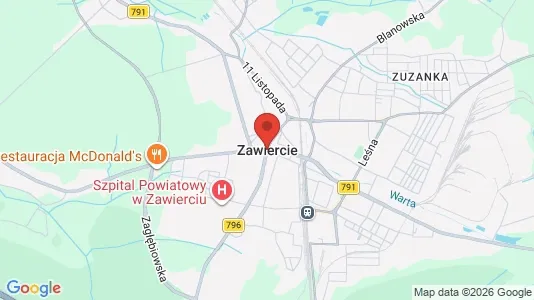 Lokaler til leie i Zawierciański – Bilde fra Google Street View