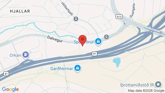 Varastot Vuokrattavana i Kópavogur - Kuva Google Street Viewstä