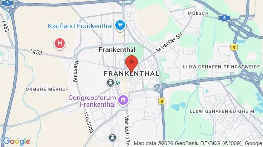 Lager til leie i Frankenthal (Pfalz) – Bilde fra Google Street View