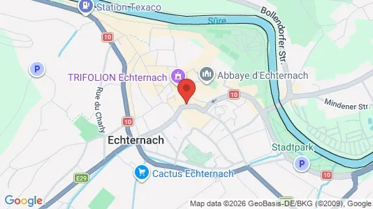 Liikekiinteistöt Myynnissä i Echternach - Kuva Google Street Viewstä
