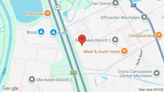 Office spaces for rent i Mechelen - kort over placeringen