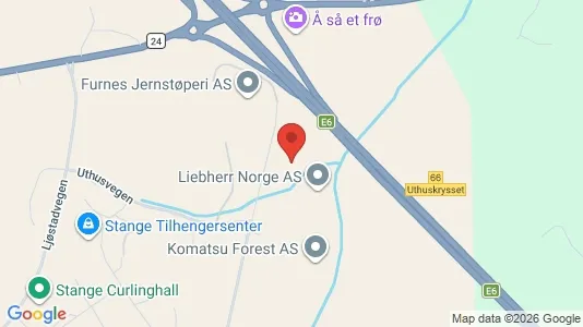 Varastot Vuokrattavana i Stange - Kuva Google Street Viewstä