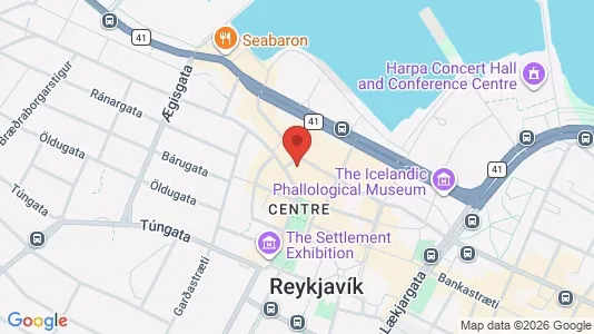 Lager til leie i Reykjavík Miðborg – Bilde fra Google Street View