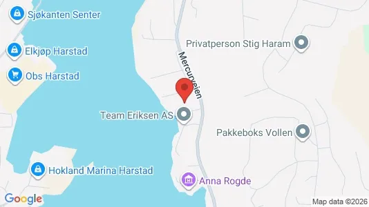 Toimistotilat Vuokrattavana i Harstad - Kuva Google Street Viewstä
