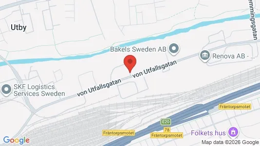 Lager til leie i Göteborg Ø – Bilde fra Google Street View
