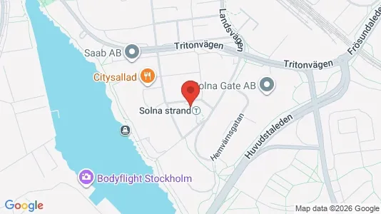 Kontorer til leie i Solna – Bilde fra Google Street View