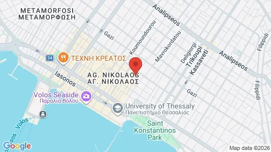 Toimistotilat Vuokrattavana i Volos - Kuva Google Street Viewstä