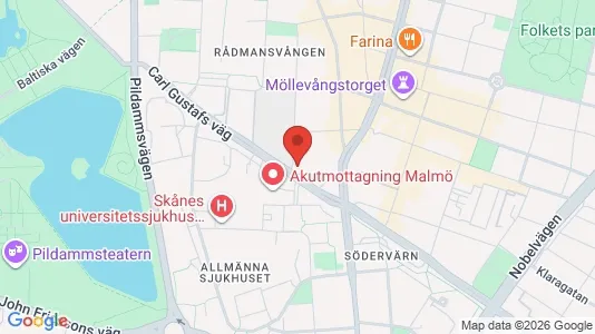 Kontorlokaler til leje i Malmø Centrum - Foto fra Google Street View