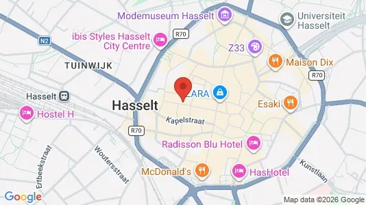 Commercial properties for rent i Hasselt - Photo from Google Street View