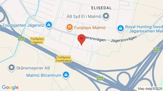 Varastot Vuokrattavana i Fosie - Kuva Google Street Viewstä