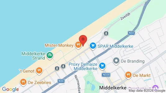 Gewerbeflächen zur Miete i Middelkerke – Foto von Google Street View