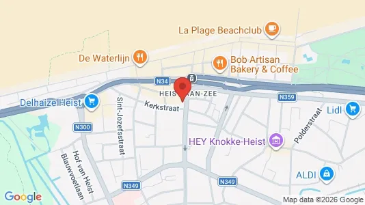 Büros zur Miete i Knokke-Heist – Foto von Google Street View