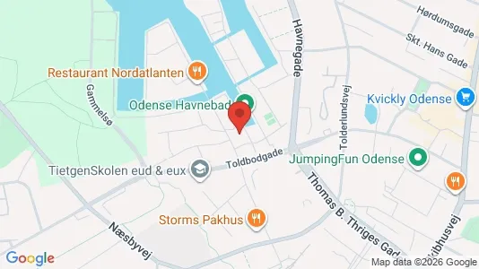 Büros zur Miete i Odense C – Foto von Google Street View