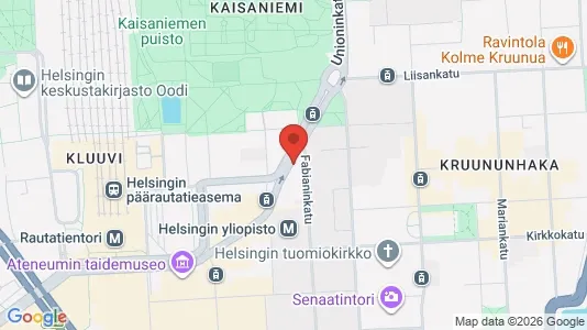 Büros zur Miete i Helsinki Eteläinen - kort over placeringen