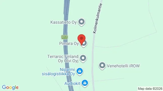 Varastot Vuokrattavana i Ylöjärvi - Kuva Google Street Viewstä