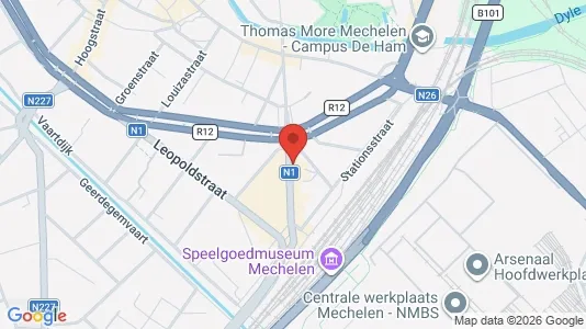 Kontorlokaler til leje i Mechelen - Foto fra Google Street View