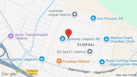Varastot Vuokrattavana i Fosie - Kuva Google Street Viewstä