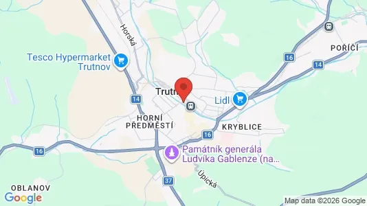 Gewerbeflächen zur Miete i Trutnov – Foto von Google Street View