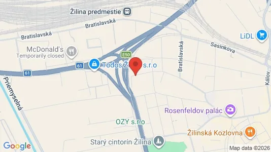 Commercial properties for rent i Žilina - Photo from Google Street View