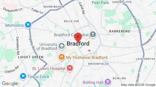 Shops for rent i Bradford - West Yorkshire - Photo from Google Street View