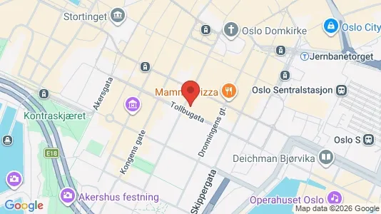 Kontorer til leie i Oslo Sentrum – Bilde fra Google Street View