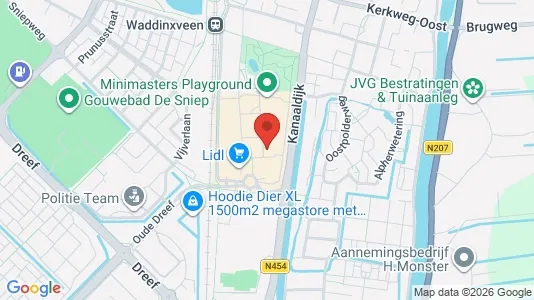 Bedrijfsruimtes te huur i Waddinxveen - Foto uit Google Street View