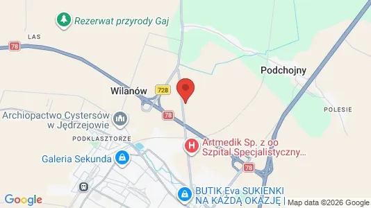 Gewerbeflächen zur Miete i Jędrzejowski – Foto von Google Street View