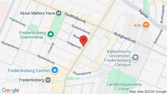 Lokaler til leie i Frederiksberg - kort over placeringen