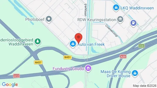 Liikekiinteistöt Vuokrattavana i Waddinxveen - Kuva Google Street Viewstä