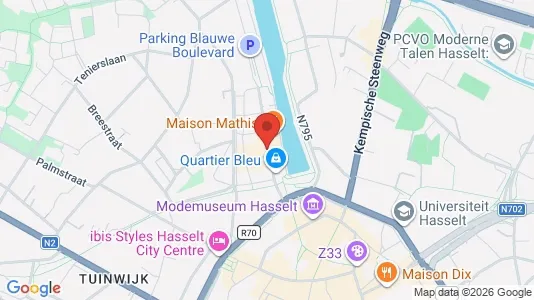 Lokaler til leie i Hasselt – Bilde fra Google Street View