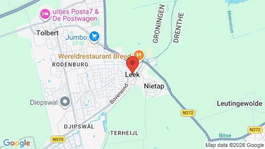Bedrijfsruimtes te huur i Leek - Foto uit Google Street View