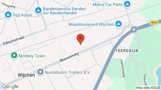 Bedrijfsruimtes te huur i Wijchen - Foto uit Google Street View