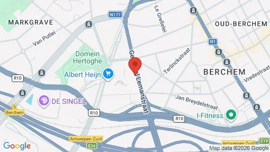 Kontorlokaler til leje i Stad Antwerp - Foto fra Google Street View