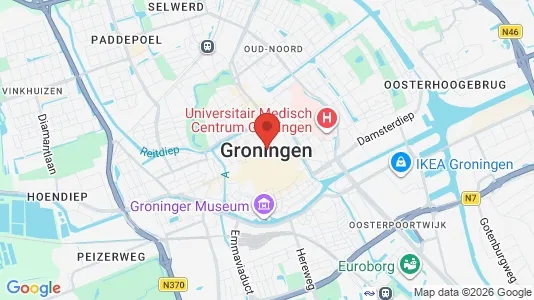 Butikklokaler til leie i Groningen – Bilde fra Google Street View