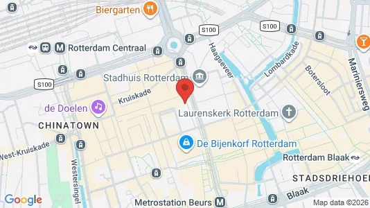 Kontorlokaler til leje i Rotterdam Centrum - Foto fra Google Street View