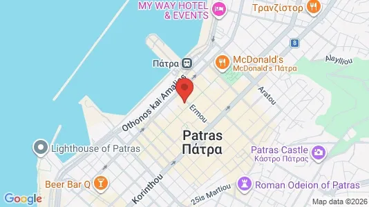 Kontorer til leie i Patras – Bilde fra Google Street View