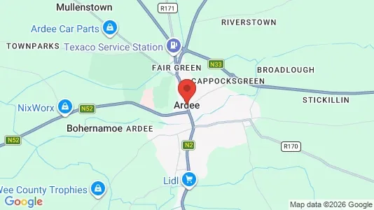 Restaurants zur Miete i Ardee – Foto von Google Street View