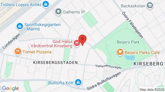 Büros zur Miete i Kirseberg – Foto von Google Street View